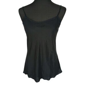 Diane vonFurstenberg Women's Size 8 Black Silk Tank Top Camisole‎